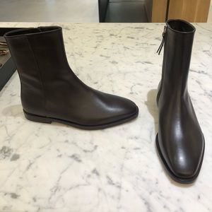 Lambskin Zip-Up Booties